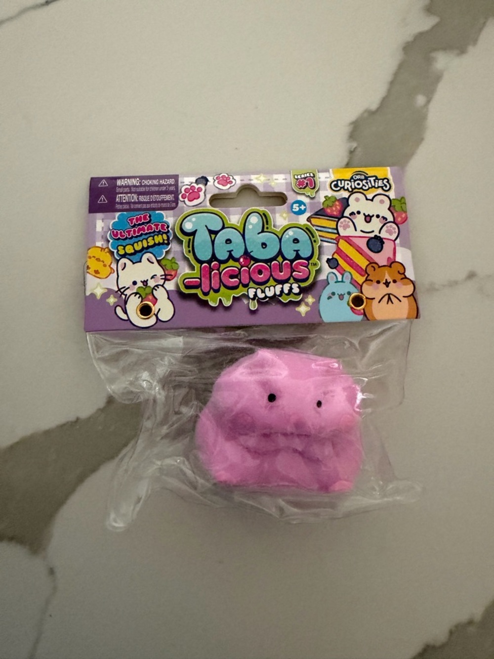 Taba Tabalicious Fluffs Pink Squishy Plush Toy